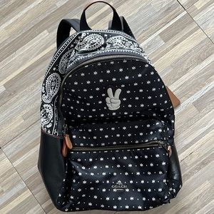Authentic Coach x Mickey Mouse Backpack